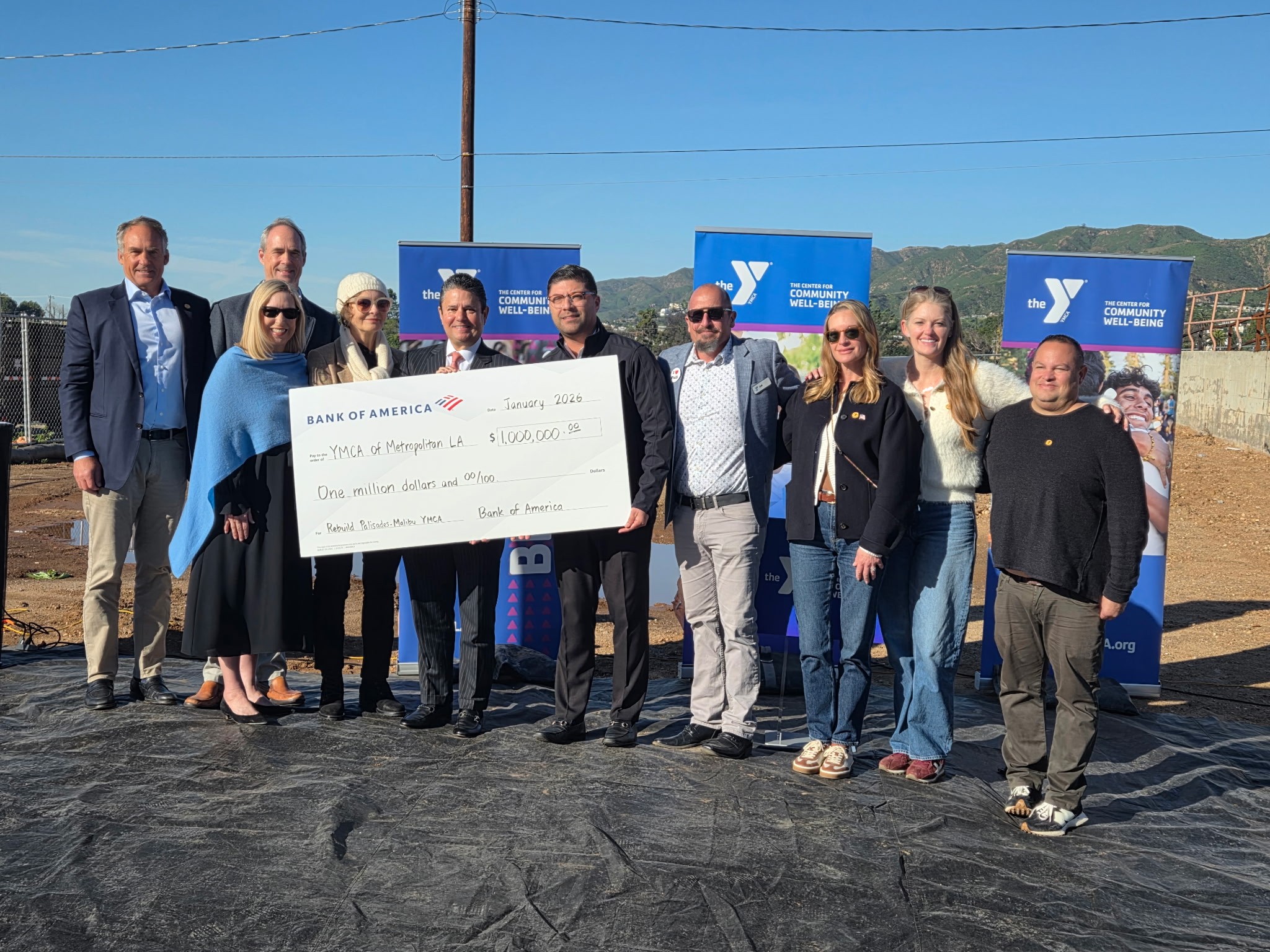 Bank of America Gifts $1M to Rebuild Palisades YMCA